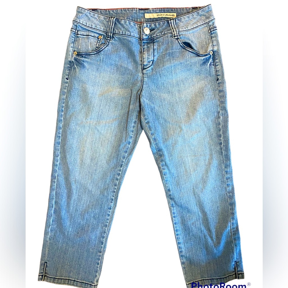 DKNY Jeans Cropped Mid-Rise -Size 8